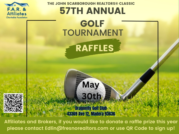Raffle Prize Donations – F.A.R.A.F. 57th Annual Golf Tournament 05.30.24