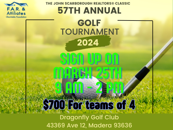 Save the Date – F.A.R.A.F. 57th Annual Golf Tournament 05.30.24