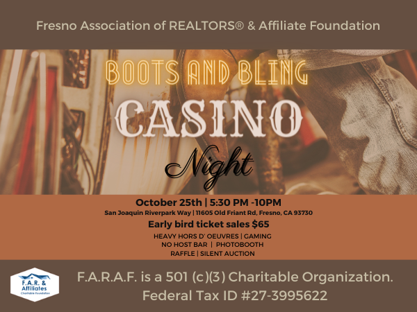 Boots and Bling Casino Night 10.25.24